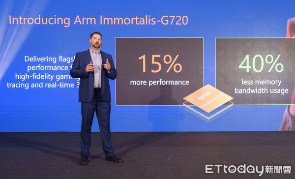 ▲▼Arm資深副總裁暨終端產品事業部總經理Chris Bergey表示，全新的 Arm Cortex-X4 是 Arm 歷來速度最快的 CPU，可突破旗艦智慧手機的效能極限。。（圖／Arm提供）