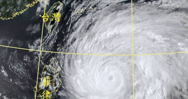 瑪娃颱風預計只會北上掃過台灣。（圖／翻攝自鄭明典臉書）
