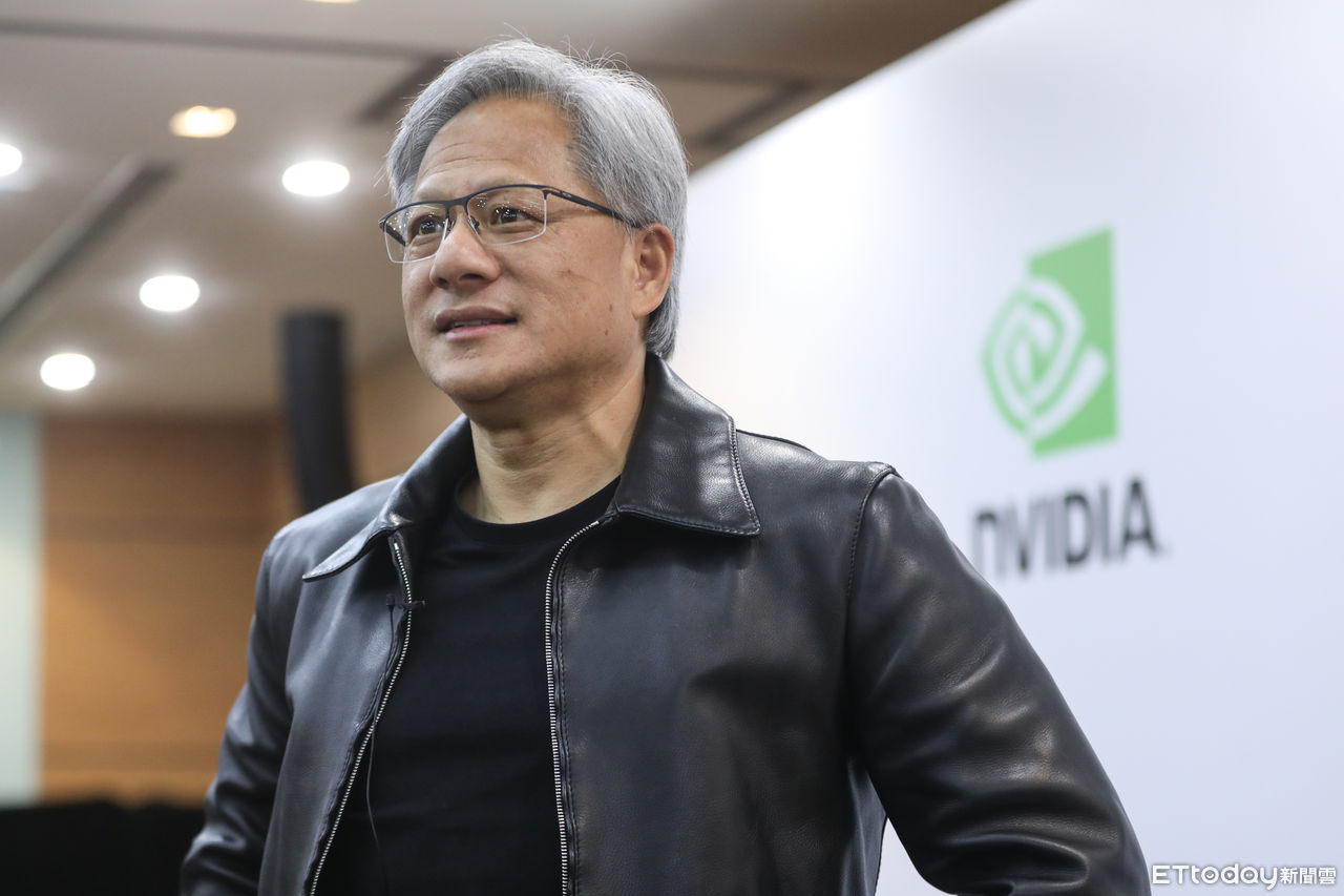 ▲NVIDIA執行長黃仁勳與分析師問答。（圖／記者林敬旻攝）