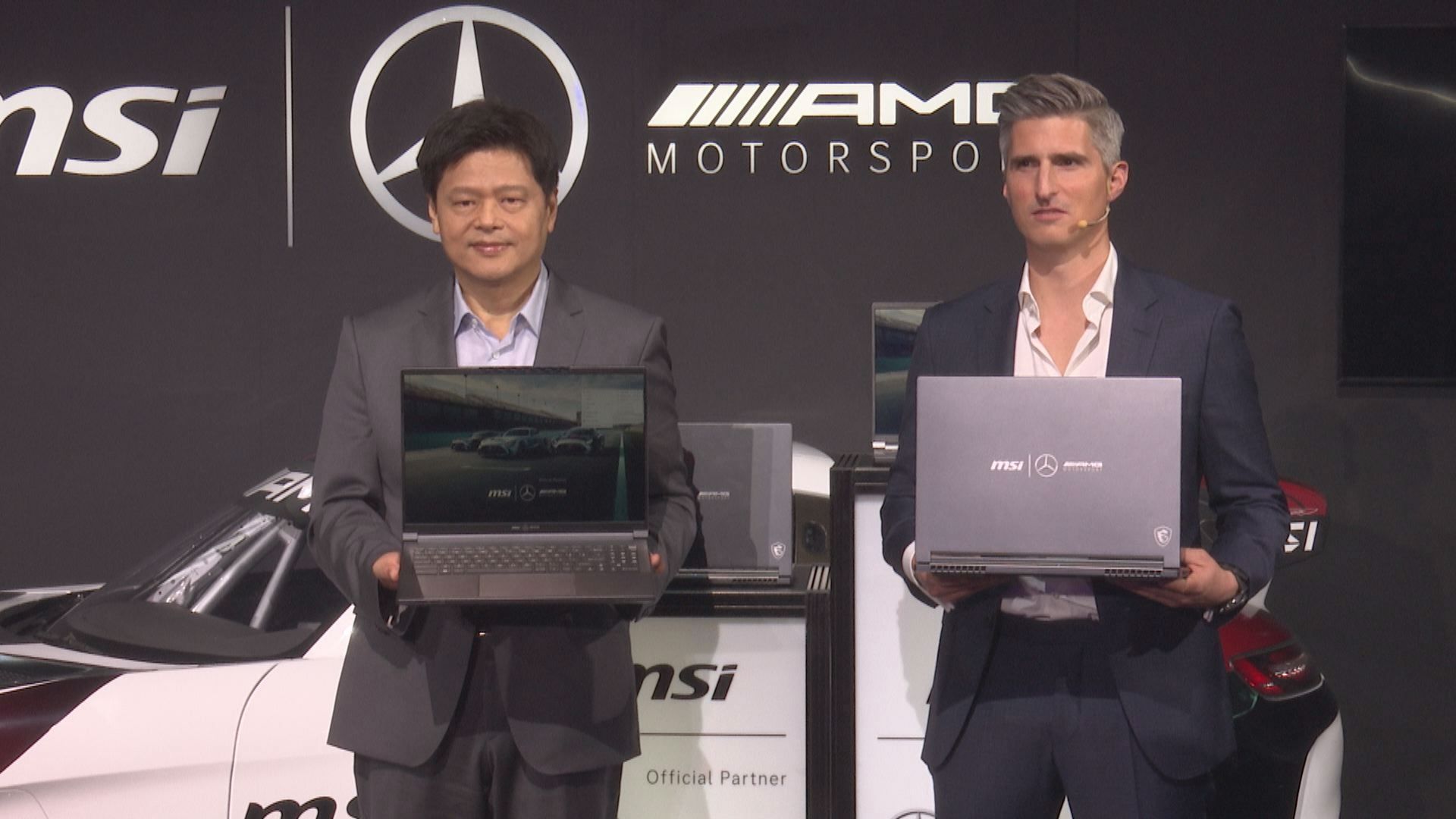 ▲MSI與Mercedes-AMG攜手打造聯名限量筆電▼             。（圖／記者蔡明華攝）