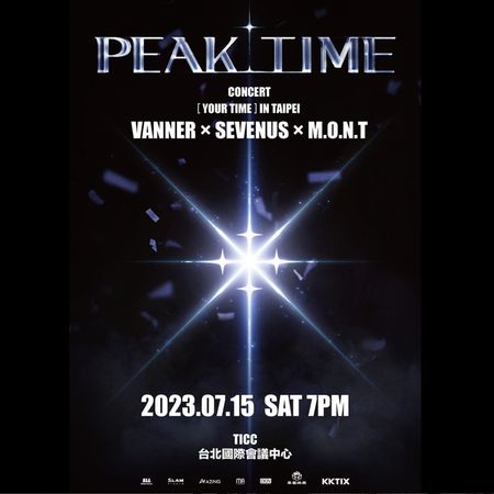 ▲《Peak Time》3團7月15日於TICC開唱。（圖／翻攝自《Peak Time》Instagram）