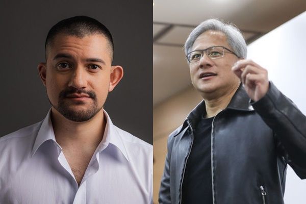 ▲▼黃仁勳兒子黃勝斌。（左圖翻攝自linkedin／右圖記者林敬旻攝）