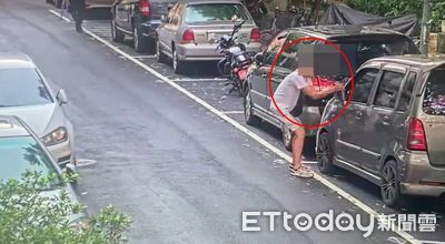 破壞片曝！北市9輛車輛照後鏡被「拔啊拔」　士林警30min火速緝兇