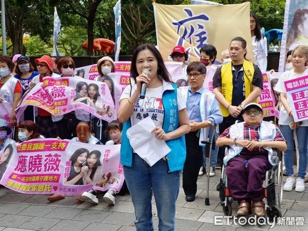 ▲▼ 應曉薇宣示參選立委。（圖／記者宋良義攝）