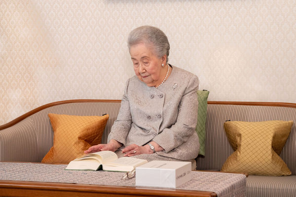 ▲▼ 日本皇室成員最高齡的三笠宮崇仁親王妃百合子迎接100歲生日。（圖／路透）