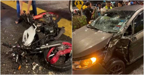 19歲騎士「超人飛姿」軋車　高速闖紅燈遭擊落亡！奪命瞬間曝光
