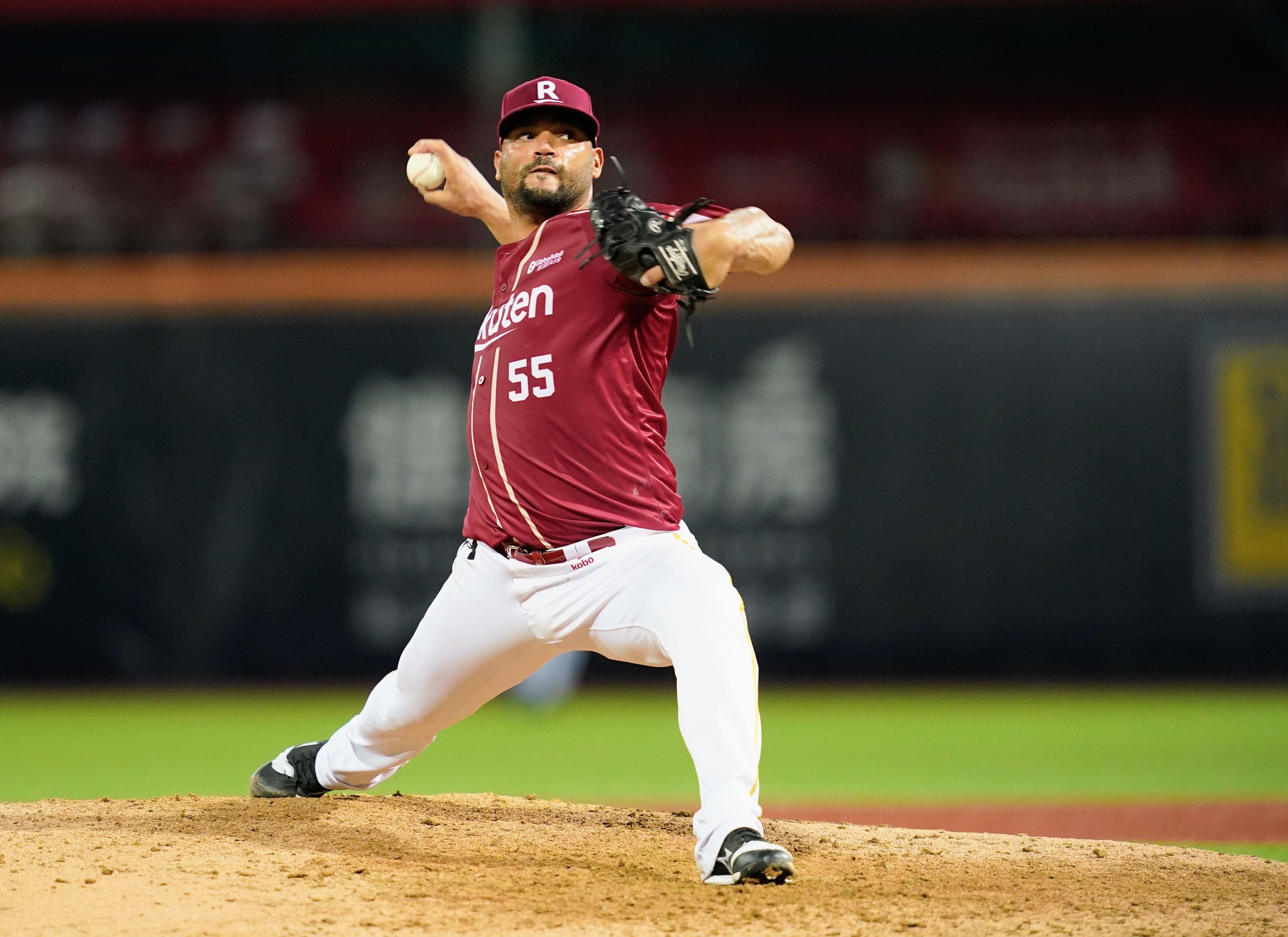 ▲桃猿洋投雷法。（圖／樂天桃猿提供）