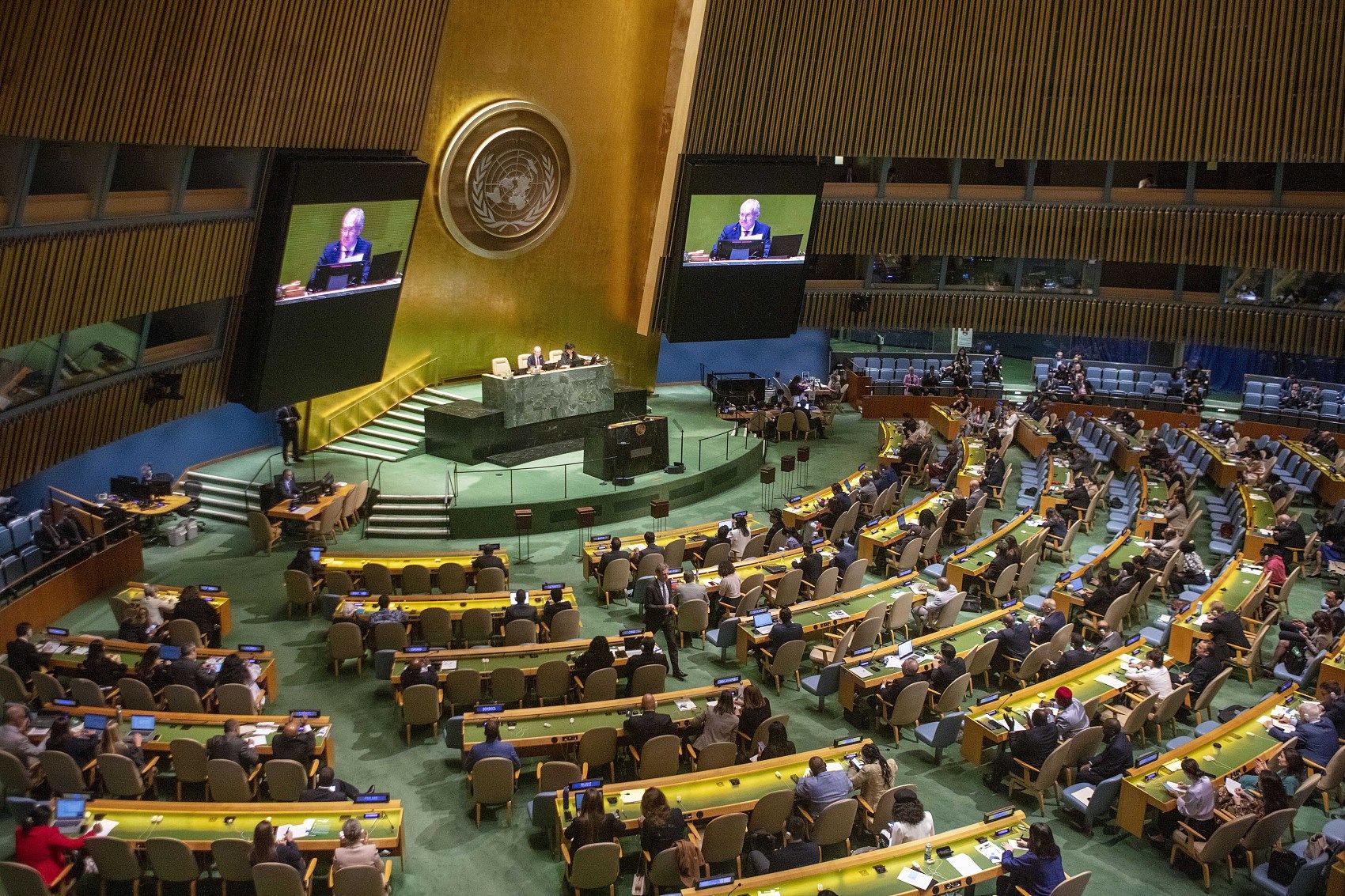 ▲▼聯合國大會6日晚間選出2024至2025年的5個安理會非常任理事國，南韓成功入選。（圖／CFP）