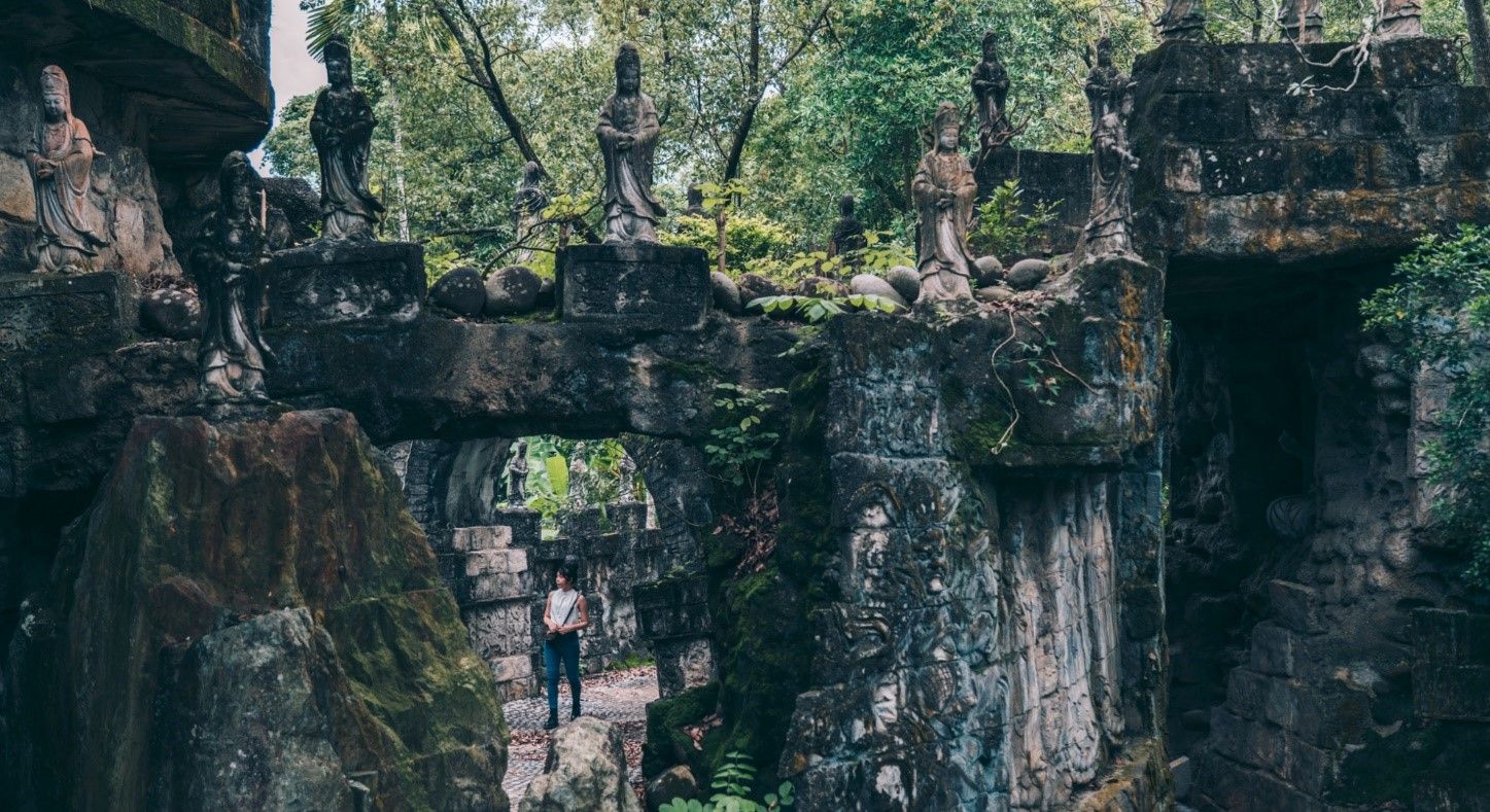 ▲▼楠西萬佛寺秘境開園！樂天女孩搶先打工換宿體驗。（圖／楠西萬佛寺提供）