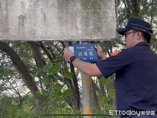 ▲里港警方加強廣福大橋巡守勤務           。（圖／記者陳崑福翻攝）