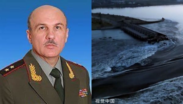 ▲▼烏克蘭指控第205機械化旅第1營的指揮官馬卡列維奇（左）是炸毀水壩的兇手。（組圖／翻攝自推特、CFP）