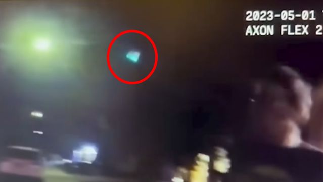 ▲▼拉斯維加斯警察目擊UFO。（圖／翻攝推特）