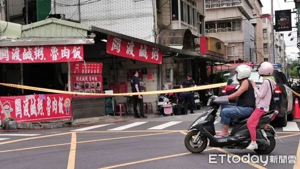 ▲▼             台北市北投區一間賣鹹粥的店家傳出槍聲。（圖／記者黃彥傑攝）