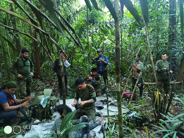 ▲▼ 哥倫比亞4名孩童奇蹟般獨自在亞馬遜雨林獨自存活40天獲救。（圖／路透）