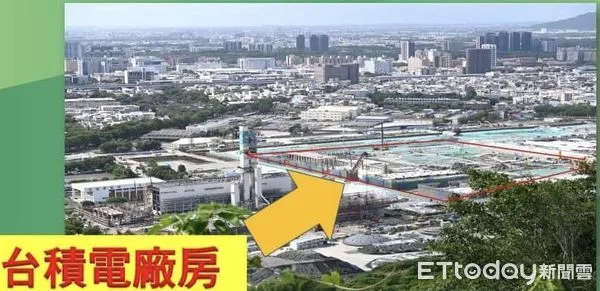 ▲▼高雄市議員黃文志公開2張照片，台積電設廠高雄ING。（圖／記者賴文萱翻攝）