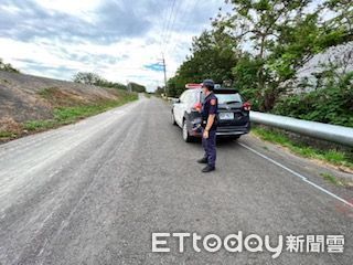 ▲屏東縣警方在廣福大橋防訊道路加強取締作為             。（圖／記者陳崑福翻攝，下同）