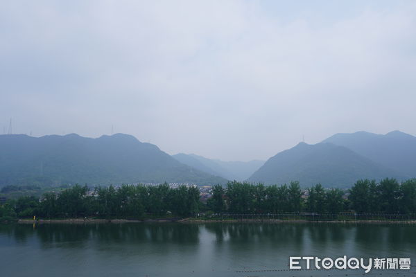 ▲▼富陽水上運動中心,杭州亞運,富春江。（圖／記者蔡儀潔攝）