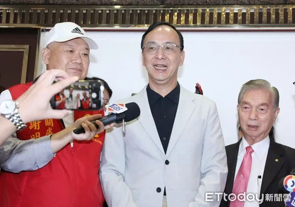 ▲▼朱立倫出席中華民國消防退休人員協會總會會員大會 聯訪。（圖／記者屠惠剛攝）