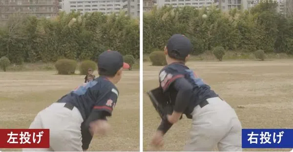 ▲日本小學生原悠翔左、右手都可以投          。（圖／翻攝自影片）
