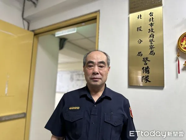 ▲▼ 北投警備隊小隊長林建鐘從警近40年將榮退。（圖／記者黃宥寧翻攝）