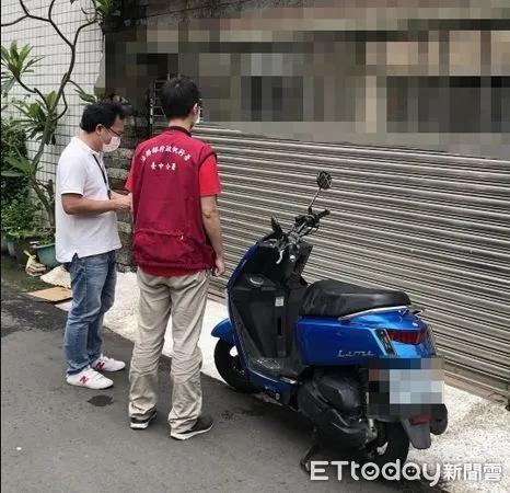 ▲▼台中男子不禮讓行人被罰1千5百元，積欠4年不繳納，執行署查封他6年車齡機車。（圖／法務部行政執行署提供，下同）