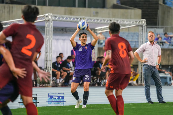 ▲中華男足與泰國進行國際男子足球積分邀請賽。（圖／中華足協提供）