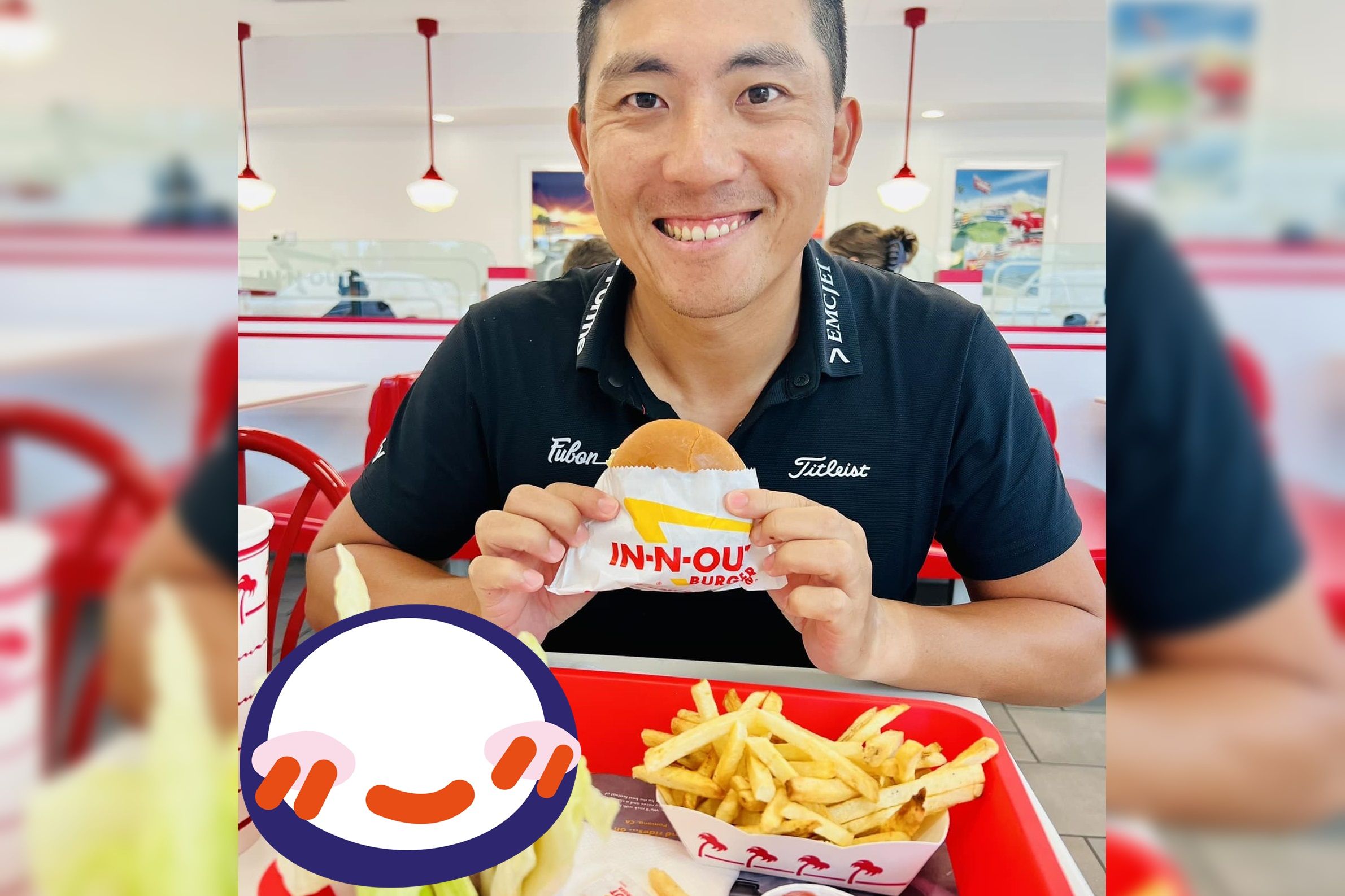 ▲▼高球一哥潘政琮曝「In-N-Out」隱藏版漢堡。（圖／翻攝自Facebook／C.T. Pan）