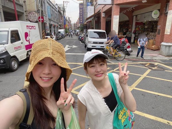 ▲伊藤卡琳（右）和西野七瀨來台旅遊。（圖／翻攝自Instagram／karin___ito）