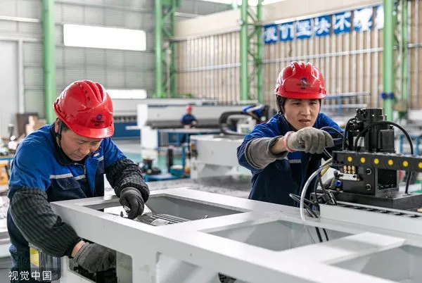 ▲江蘇海安的機械傳產類公司。（圖／CFP）