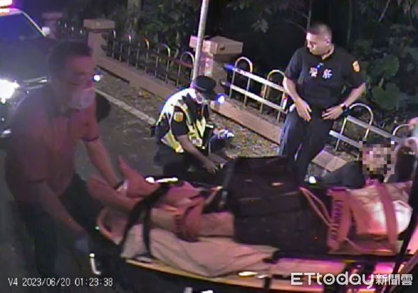 ▲▼       蘭潭環潭公路死亡車禍      。（圖／民眾提供）