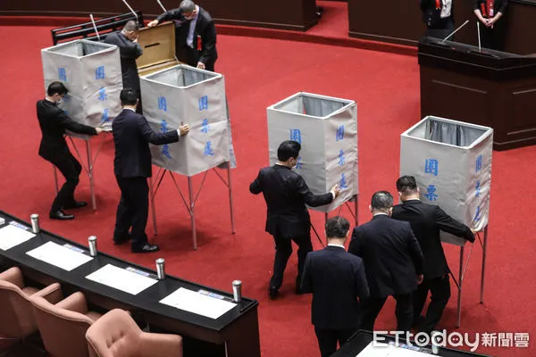 ▲立法院大法官人事同意權投票。（圖／記者林敬旻攝）