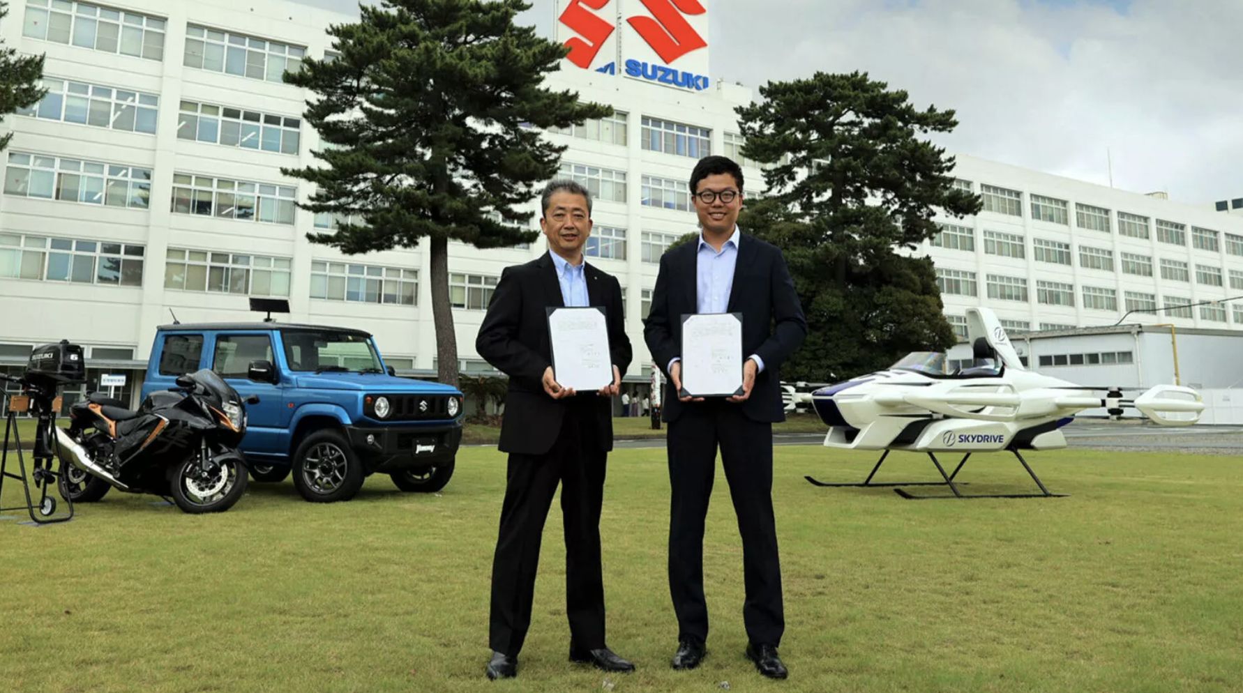 ▲SkyDrive 飛天車將在鈴木靜岡工廠生產。（圖／翻攝自SkyDrive）