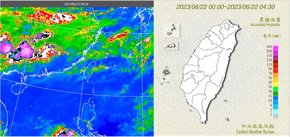 ▲▼衛星雲圖。（圖／中央氣象局）