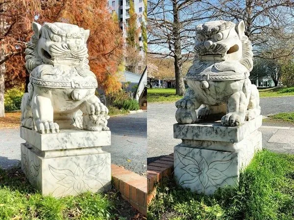 ▲▼德國波茨坦公園驚見「花蓮石獅」　30年身世之謎解開了。（圖／翻攝花蓮縣文化局臉書）