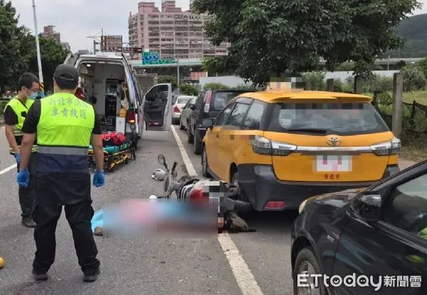 ▲▼ 八里發生死亡車禍            。（圖／記者戴上容翻攝）