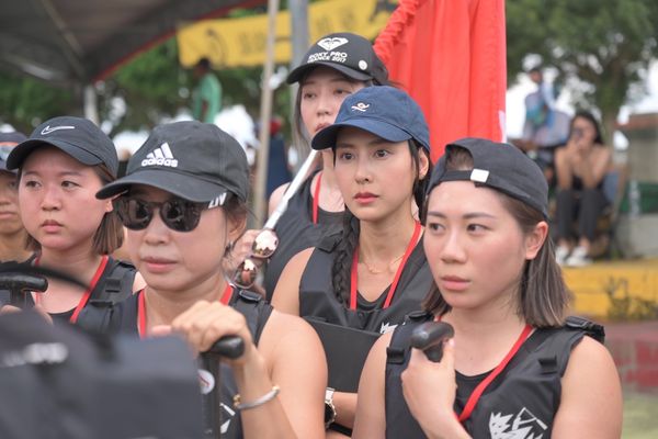 ▲房思瑜二度挑戰2023台北國際龍舟錦標賽，擔任鼓手，獲得第二名好成績。（圖／TVBS提供）