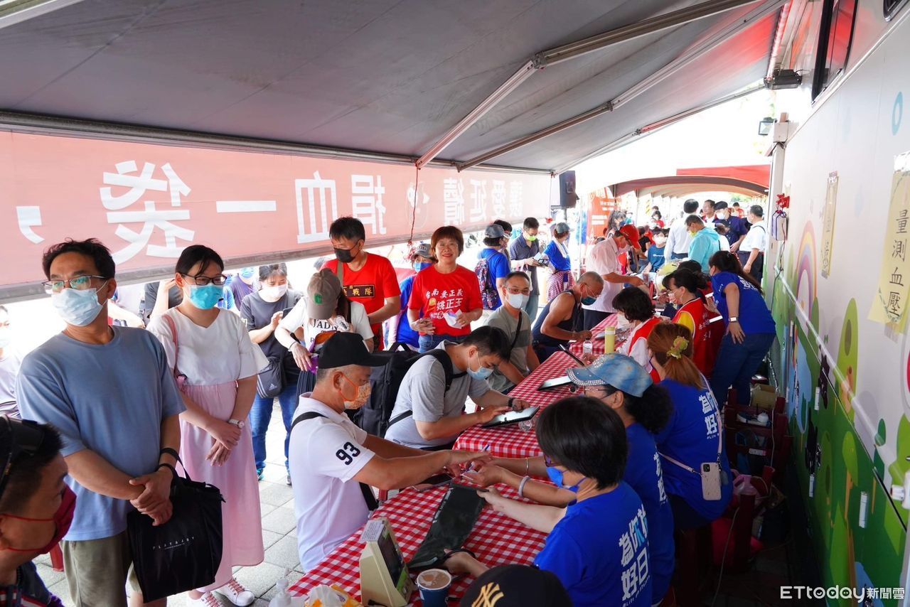 國民黨台南市黨部辦捐血　超過500袋捐血量 | ETtoday地方新聞