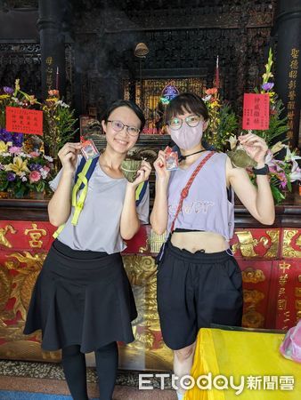 ▲台南山上花園水道博物館，舉辦「粽x星x耘x吉！水道端午攀樹趣」，4天來吸引100多組親子參加，成為連假最熱門活動。（圖／記者林悅翻攝，下同）