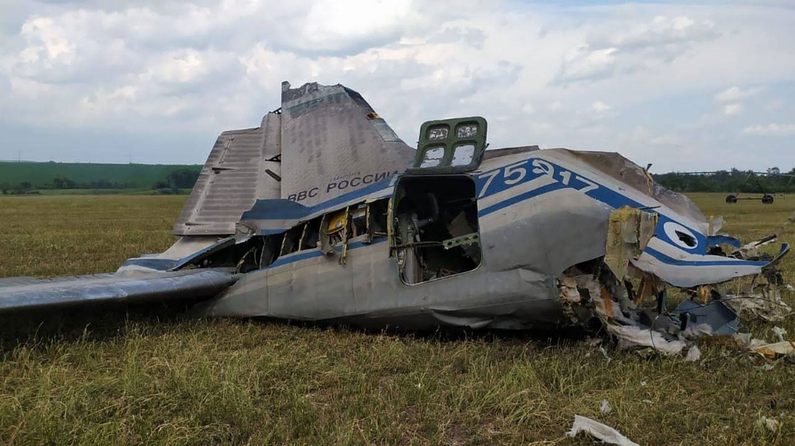 ▲▼俄羅斯軍機遭瓦格納擊落。（圖／翻攝推特「@igorsushko」）