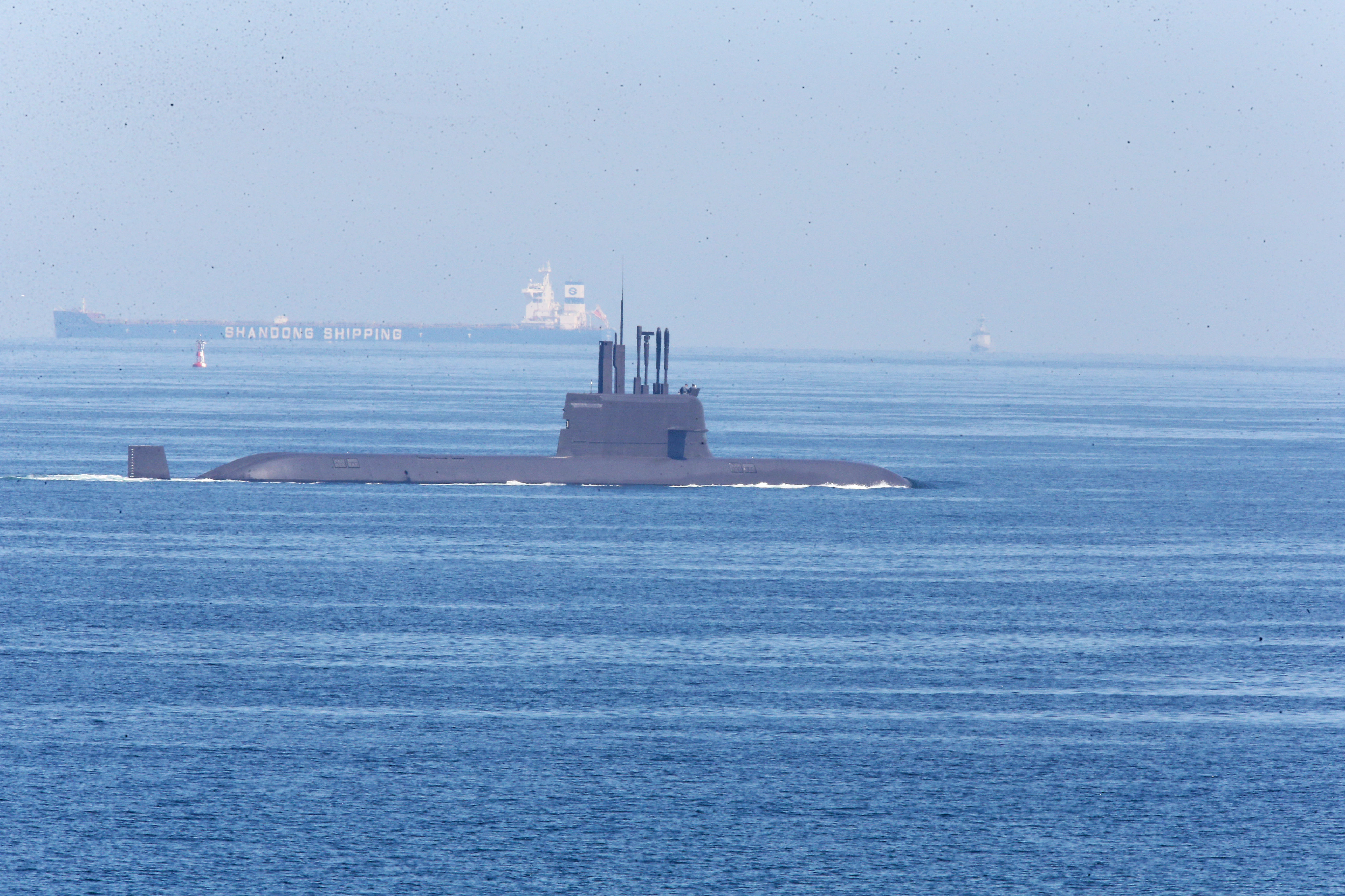 ▲▼南韓第一艘國產的3000噸級島山安昌浩號潛艦。（圖／達志影像／newscom）