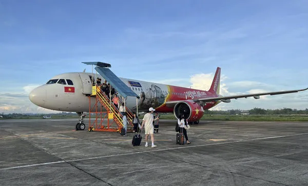 ▲▼ 越捷航空（Vietjet）。圖為2023年6月28日，空巴A321客機轉降菲律賓。（圖／達志影像／美聯社）