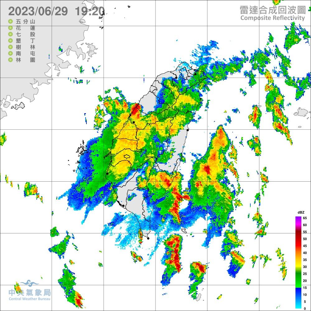 ▲氣象局發布10縣市豪大雨特報。（圖／氣象局）