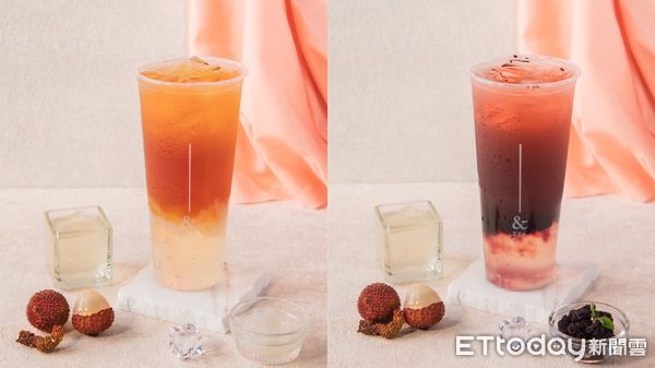 ▲▼&TEA推出夏季最新2款飲品。（圖／&TEA提供）