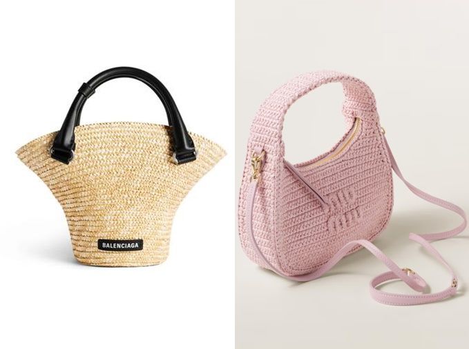 B21048-Straw Bag 草編包