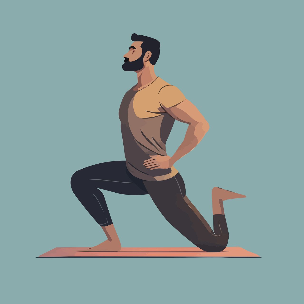 ▲▼拉筋,瑜珈,髂腰肌。（示意圖／pixabay)
