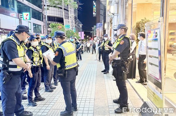 ▲桃園市府於昨晚聯合警察、消防、社會等七局處，動員逾400名警力進行聯合稽查。（圖／記者沈繼昌翻攝）