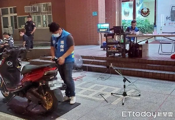 ▲桃園警方於昨晚執行「麥噪專案」。（圖／桃園警分局提供）