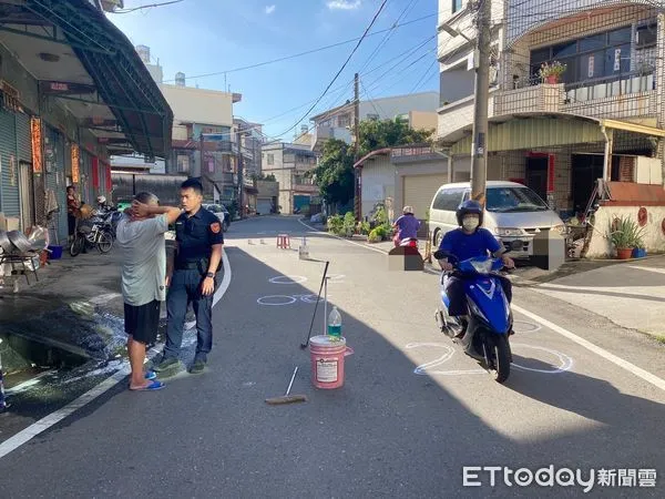 ▲▼不爽車飆太快又吵！高雄男氣到沿路噴漆「限速20」。（圖／記者賴文萱翻攝）