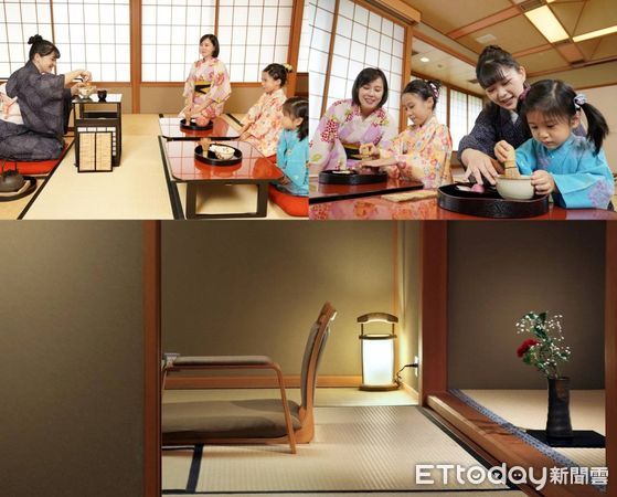 ▲加賀屋茶道體驗、刷抹茶與在日本傳統「數寄屋」形式裝潢客房日式清新感。（圖／加賀屋提供）