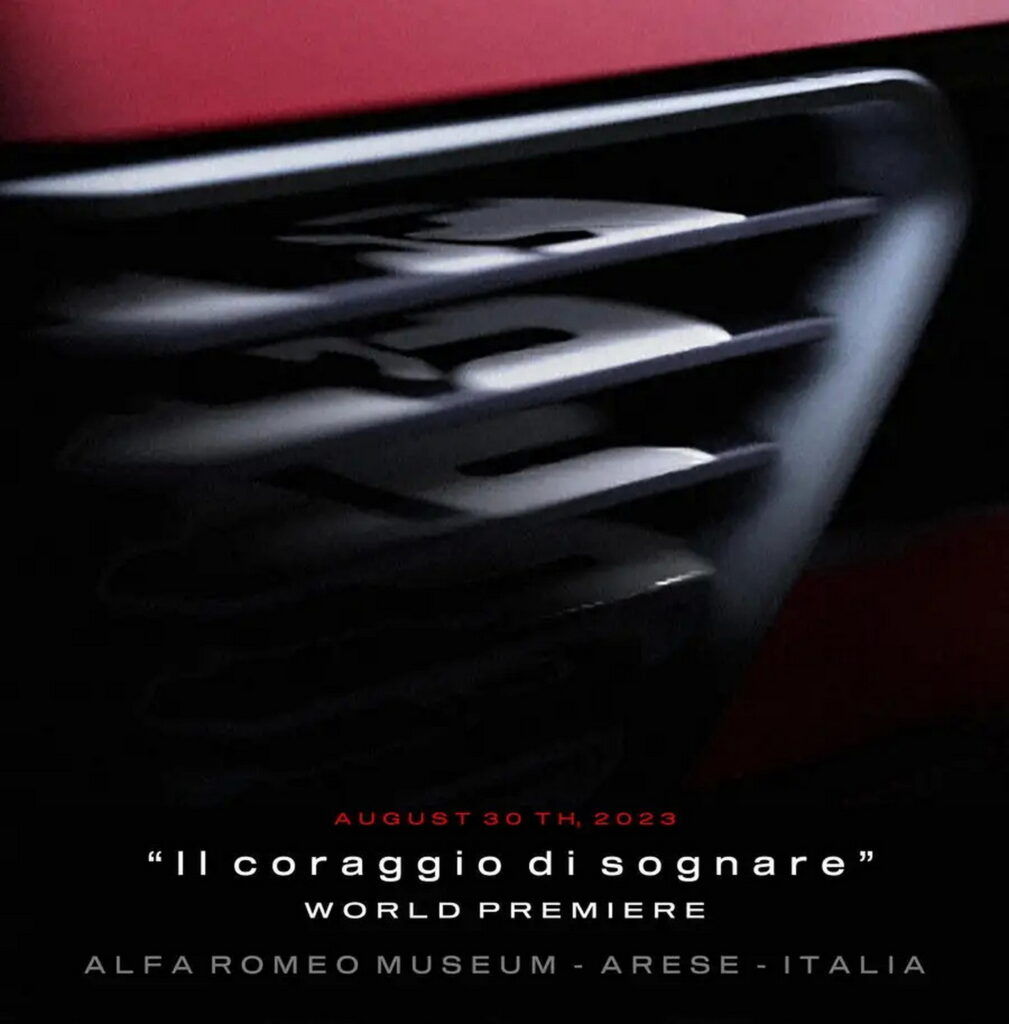 ▲Alfa Romeo新旗艦跑車8／30亮相。（圖／翻攝自Alfa Romeo）